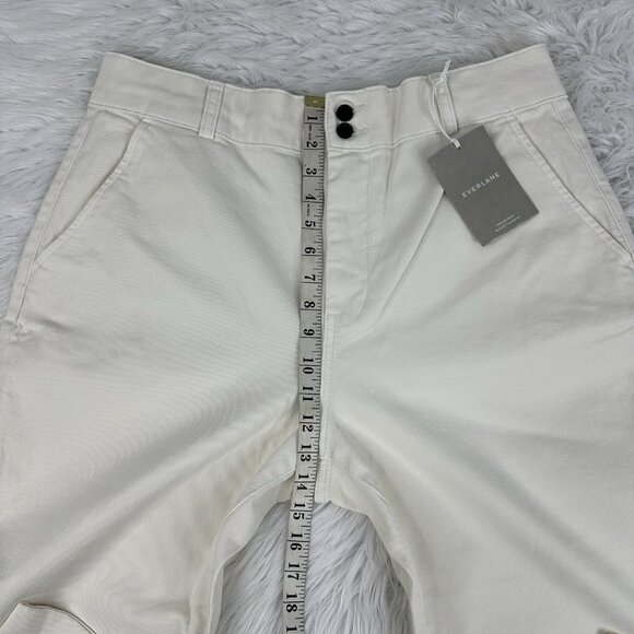 Everlane Women’s NWT Bone The Organic Straight-Leg Minimalist Pant 16/W35.25/L26 - Picture 10 of 12
